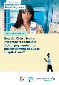 How did Côte d’Ivoire integrate responsible digital payments into the settlement of public hospital care?